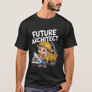 Cooler zukünftiger Architekt Kunst Junge Mädchen K T-Shirt