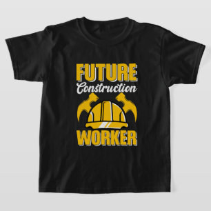 Cooler zukünftiger Bauarbeiter T-Shirt