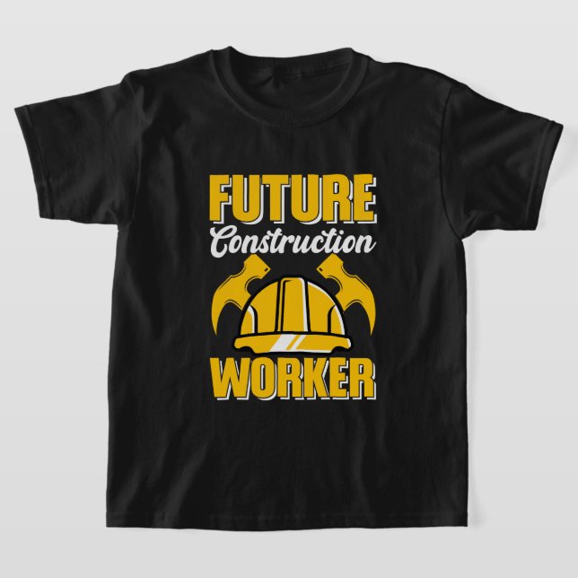 Cooler zukünftiger Bauarbeiter T-Shirt (Ablage )