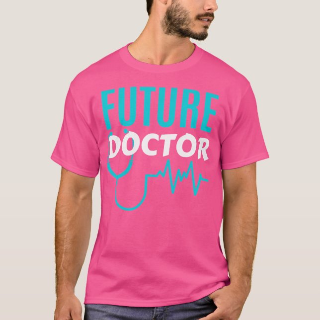 Cooler zukünftiger Doktor wird bald Top-Praktikant T-Shirt (Vorderseite)
