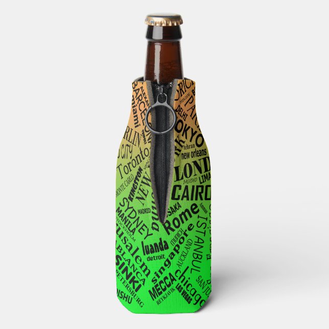 Coolere Designflasche Flaschenkühler (Flasche Rückseite)