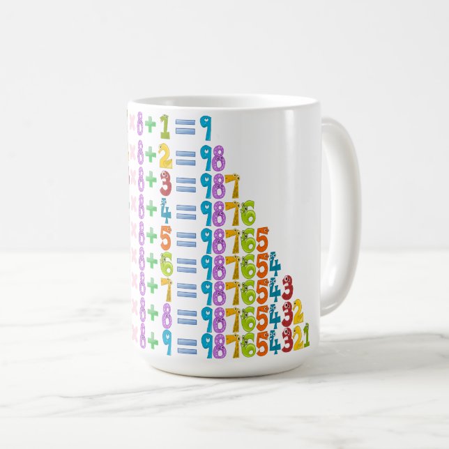 Coolere Funny Math Equations Tasse (VorderseiteRechts)