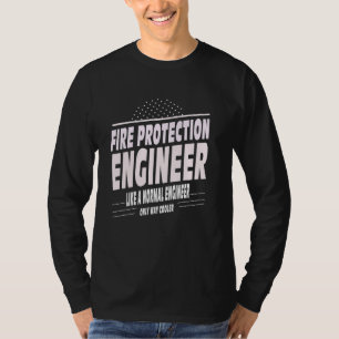 Coolerer Feuerschutzingenieur T-Shirt