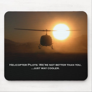 Coolerer Versuchshubschrauber Mousepad