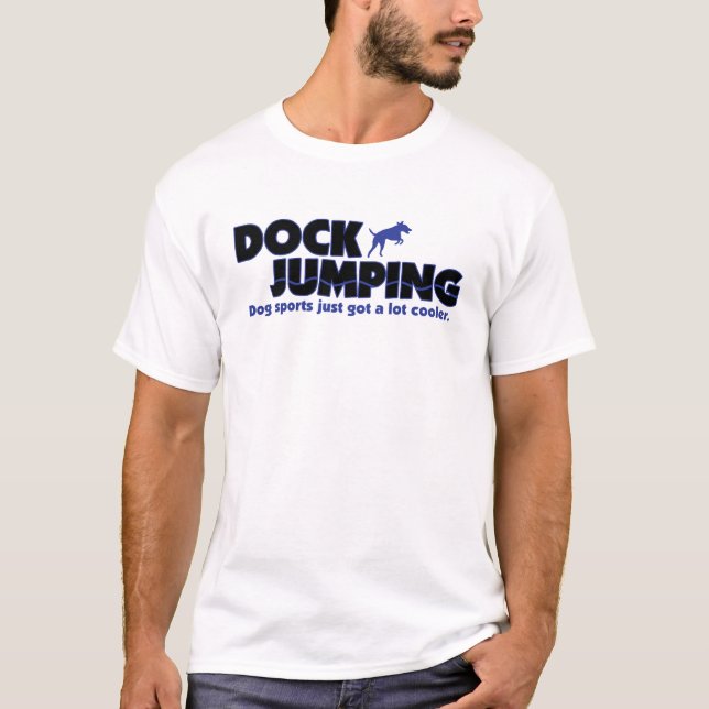 Cooleres Dock-springendes Kleid T-Shirt (Vorderseite)