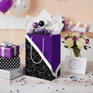 Cooles 3-Ton-Design personalisiertes individuelles Mittlere Geschenktüte