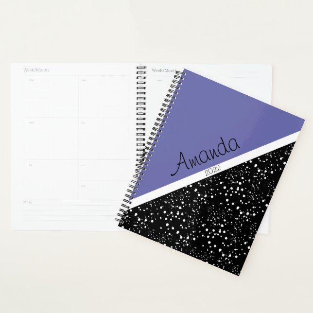Cooles 3-Töne-Design personalisiert, individuelles Planer (Anzeige)