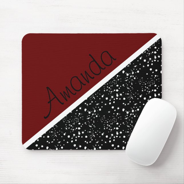 Cooles 3-Töne-Design, personalisiertes Mauspad (Mit Mouse)