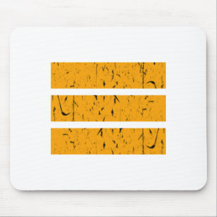 Cooles 3-zeiliges Symbol   Einheitlichkeit und Har Mousepad