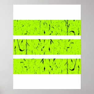 Cooles 3-zeiliges Symbol   Einheitlichkeit und Har Poster