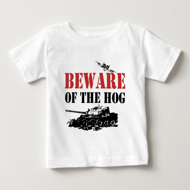 Cooles A-10 Warthog Baby T-shirt (Vorderseite)