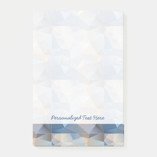 Cooles abstraktes Dreieck-Muster Post-it Klebezettel (Vorderseite)