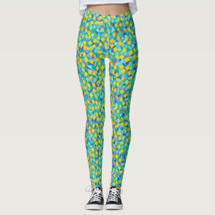 Cooles, Abstraktes geometrisches Hartglas Leggings