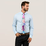 Cooles Abstraktes rosa blaues Gefärbte Krawatte-Mu Krawatte<br><div class="desc">Dieses coole, moderne und abstrakte Muster ist perfekt für den trendigen und stilvollen Hipster. Es zeigt ein orangefarbenes, rosa, blaues, lila, weißes, aquamarines Aqua- und Schwarz-Krawatte-Farbmuster. Es ist ein trendiges und stilvolles böhmisches Design. ***WICHTIGE HINWEIS FÜR DESIGN: Für individuelle Designanfragen, wie z.B. passende Produktanfragen, Farbänderungen, Platzierungsänderungen oder andere Änderungswünsche, klicken...</div>