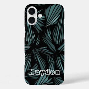 Cooles Abstraktes Schmetterglas Personalisiert iPhone 16 Plus Hülle