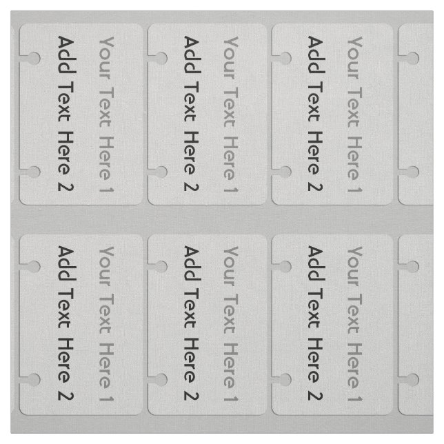 Cooles Abzeichen Hinzufügen eines Textmusters Grau Stoff (Muster)