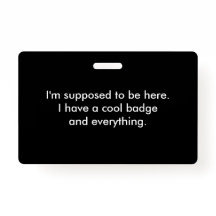 Cooles Abzeichen und alles