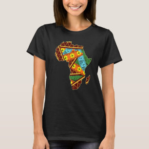 Cooles Afrika Karte Afrikaner Geografie Welt F T-Shirt