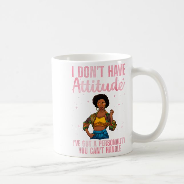 Cooles afrikanisches Design für weibliche Mädchen  Kaffeetasse (Rechts)
