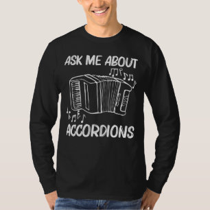 Cooles Akkordeon für Männer Frauen Jazz Klassische T-Shirt