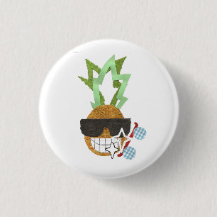 Cooles Ananas-Abzeichen Button