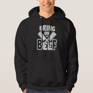 Cooles Anbringen der Metzgermesser Hoodie