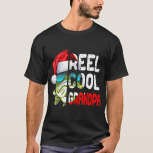 Cooles Angeln Hässliches Weihnachten Für Opa Vater T-Shirt