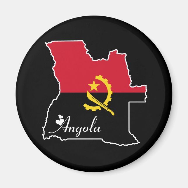 Cooles Angola Magnet (Vorne)