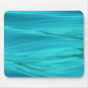 Cooles Aqua-blaue Sommer-Wasser-Kräuselungen Mousepad