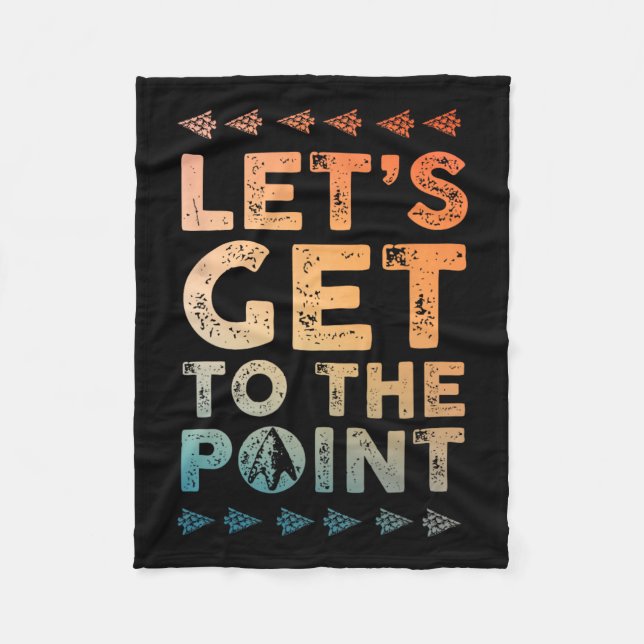 Cooles Arrowhead Junting Design für Männer Frauen Fleecedecke (Vorderseite)