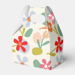 Cooles Aussehen des Abstrakten Blumenmusters Geschenkschachtel