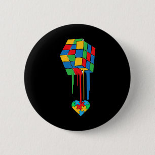 Cooles Autismus-Bewusstseinsgeschenk Button