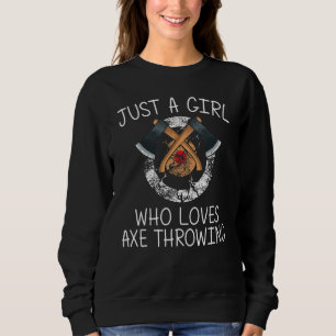 Cooles Ax-Einschleusen für Mädchen Ziel-Kidsberjac Sweatshirt