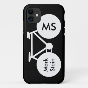cooles b&w personalisiertes Fahrrad Modernes Desig iPhone 11 Hülle
