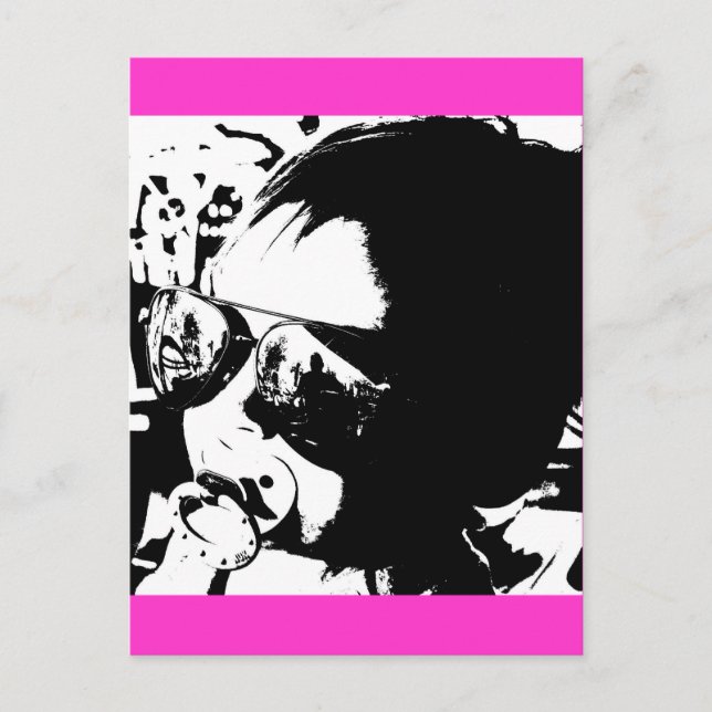 Cooles Baby Postkarte (Vorderseite)