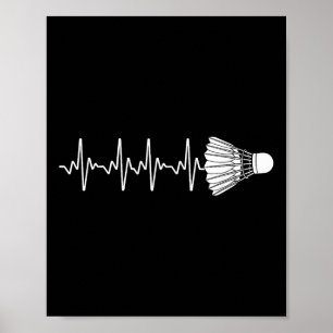 Cooles Badminton für Damen - Shuttle-Sportteam P Poster