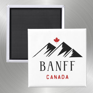 Cooles Banff Canada Mountains Ahornleaf Light Colo Magnet