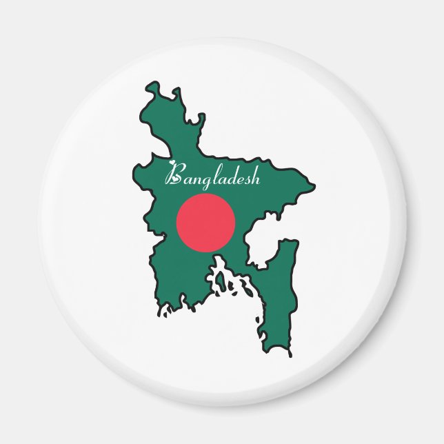 Cooles Bangladesch Magnet (Vorne)