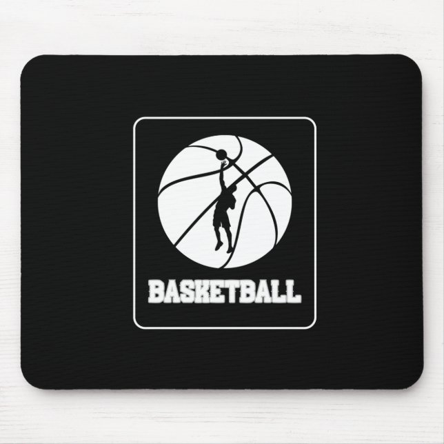 Cooles Basketball-Player-Logo (2) Mousepad (Vorne)
