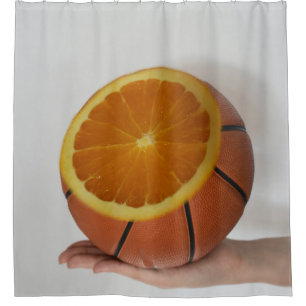 Cooles Basketballdesign Duschvorhang