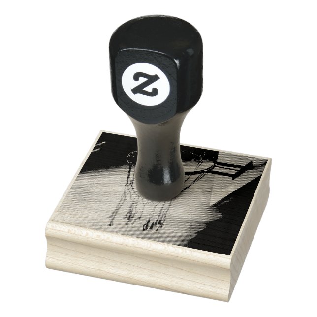 Cooles Basketballdesign Gummistempel (Stempel)