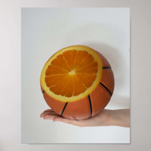 Cooles Basketballdesign Poster (Vorne)