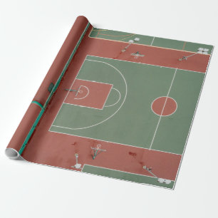 Cooles Basketballgeschenk Geschenkpapier