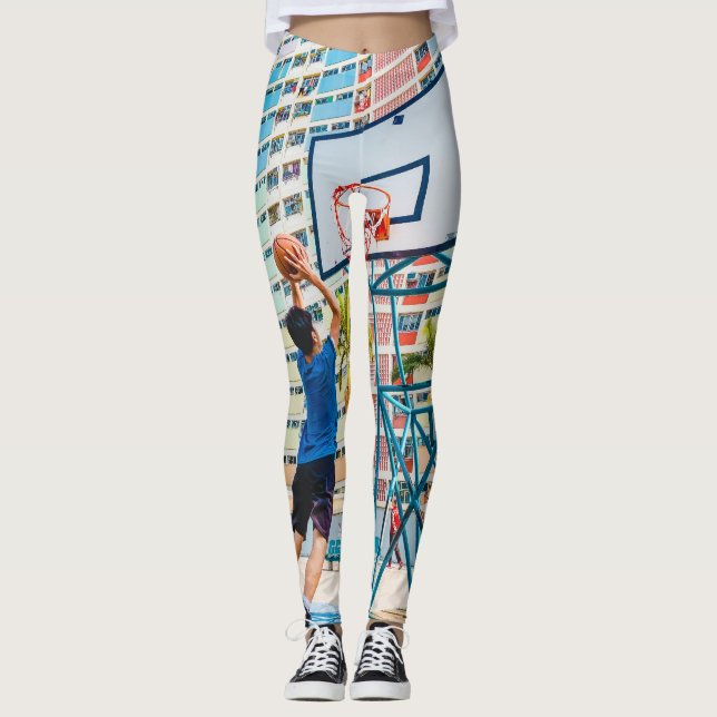 Cooles Basketballgeschenk Leggings (Vorderseite)