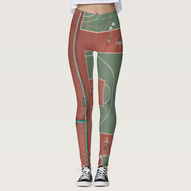 Cooles Basketballgeschenk Leggings (Vorderseite)