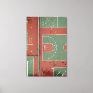 Cooles Basketballgeschenk Leinwanddruck