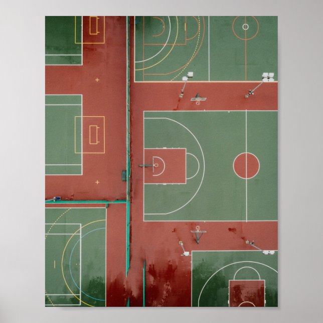 Cooles Basketballgeschenk Poster (Vorne)