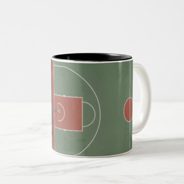 Cooles Basketballgeschenk Zweifarbige Tasse (VorderseiteRechts)