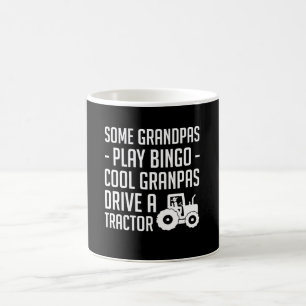Cooles Bauers-Großvater-Antriebs-Traktor-Shirt Kaffeetasse