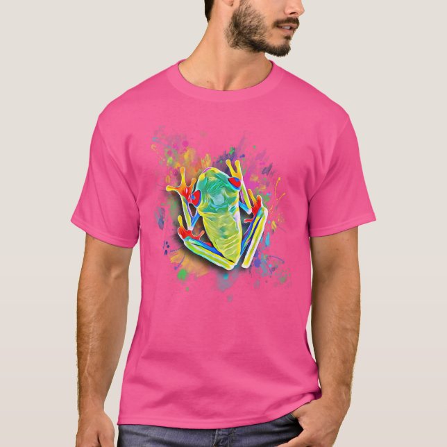 Cooles Baumfrosch-Gear T-Shirt (Vorderseite)